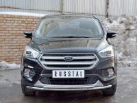 Защита переднего бампера d42 секции-d42 дуга FORD KUGA 2016-