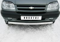 Защита переднего бампера d63 CHEVROLET NIVA 2002-2009