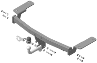 Фаркоп Мотодор с оцинкованным шаром на Maserati Levante 2016-