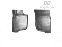 Автомобильные коврики Норпласт для Mitsubishi L200 3D (2015) (пер), полиуретановые