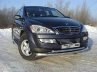 Защита передняя нижняя (двойная) 76,1/50,8 мм для SsangYong Kyron 2 2007-