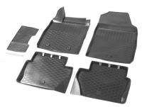 Автомобильные коврики Rival для Ford Ecosport 5-дв. 2013-2018 2018-н.в., полиуретан, с крепежом, с перемычкой, 5 шт., 11803001