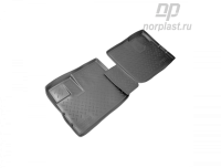 Автомобильные коврики Норпласт для Nissan NP300 (2009) (зад), полиуретановые