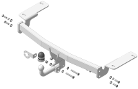 Фаркоп Мотодор на Maserati Levante 2016- (полностью оцинкован)