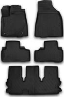 Автомобильные коврики element 3D в салон TOYOTA Highlander, 2014-2019, 5 шт. (полиуретан)