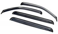 Дефлекторы боковых окон Nissan Pathfinder (Ниссан Патфайндер) (2004-2014) (4дв) (темный)