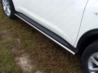 Пороги труба 42,4 мм для Nissan Juke 2011-2014