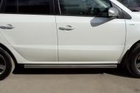 Пороги труба d63 (вариант 1) RENAULT Koleos 2012-2016