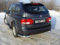 Защита задняя (уголки) 76,1 мм для SsangYong Kyron 2 2007-