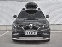 Защита переднего бампера d63 секции-d42 дуга RENAULT KOLEOS 2017-