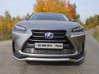 Решетка радиатора 12 мм для Lexus NX 200t 2015-2017 (кроме F-Sport)