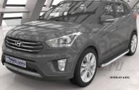 Пороги алюминиевые (Alyans) Hyundai Creta (2016-)