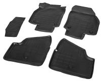 Автомобильные коврики Rival для Opel Astra H хэтчбек 5-дв., универсал 2004-2012, полиуретан, с крепежом, с перемычкой, 5 шт., 14202001