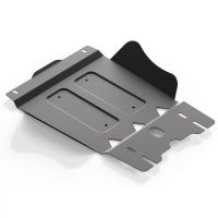 Защита КПП Rival для Mitsubishi Pajero Sport 2008-2016, алюминий 4 мм, с крепежом, 333.4024.1