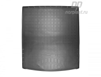 Автомобильный коврик багажника Норпласт для Volkswagen Teramont (2017) (сложенный 3 ряд), полиуретановый