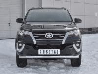 Защита переднего бампера d63 секции TOYOTA FORTUNER 2017-
