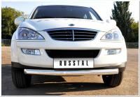 Защита переднего бампера d63 (дуга) SSANG YONG Kyron 2007-