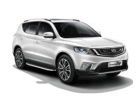 Пороги алюминиевые Rival "Premium" для Geely Emgrand X7 2018-