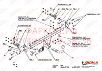 Фаркоп Imiola для Mazda 626 седан/хетчбек 1991-1997