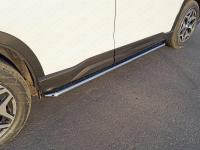 Пороги с площадкой 42,4 мм для Subaru Forester (S5) 2018-