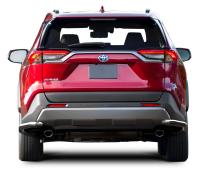 Защита заднего бампера d57 уголки Rival для Toyota Rav4 V XA50 2019-н.в.