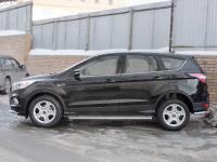 Пороги труба d63 (вариант 2) FORD KUGA 2016-