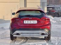 Защита заднего бампера d75х42 дуга-d75х42 дуга INFINITI QX30 2016