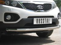 Защита переднего бампера d63 KIA Sorento 2009-2011