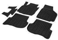 Коврики салона литьевые Rival для Skoda Yeti 5-дв. 2009-н.в., резина, с крепежом, с перемычкой, 5 шт., 65103001