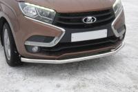 Защита переднего бампера одинарная d51мм (НПС) LADA XRAY 2016-