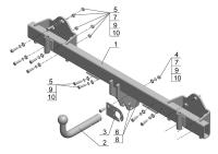 Фаркоп AvtoS для BMW X5 (2000-2006)
