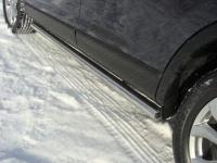 Пороги труба 76,1 мм для Mazda CX-9 2013-2017