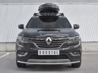 Защита переднего бампера d42 секции RENAULT KOLEOS 2017-