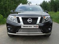 Решетка радиатора 12 мм для Nissan Terrano 2014-