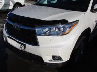 Дефлектор капота Toyota Highlander (Тойота Хайлендер) (2014-) темный