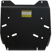 Защита Motodor для картера, кпп и раздаточной коробки (3 части, 3 мм) Nissan Navara (2005 по наст.)