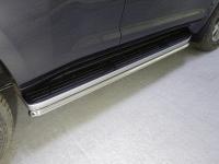 Защита порогов 42,4 мм для Toyota Land Cruiser 150 Prado 2017-