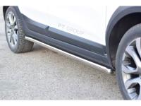 Защита порогов вогнутая Лада Иксрей Кросс d 51 мм