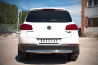 Защита заднего бампера d76 VOLKSWAGEN Tiguan Sport & Style 2011-2016