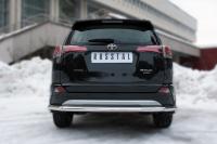 Защита заднего бампера d63 (секции) TOYOTA RAV4 2015