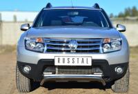 Защита переднего бампера d42 волна RENAULT Duster 4x4 2011-2014