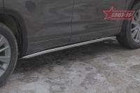 Пороги труба d42 под машину Toyota Highlander (2014 по наст.)