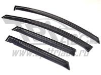 Дефлекторы боковых окон Ford Focus III WG(2011-) темный 4 части