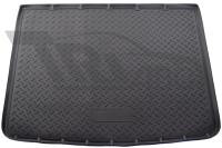 Автомобильный коврик багажника Норпласт для Volkswagen Touareg (Туарег) (2010-) (2-х зонный климат контроль), полиуретановый