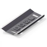 Защита радиатора Rival для Mitsubishi Pajero IV 2006-2011 2011-н.в., алюминий 4 мм, с крепежом, 333.4012.1