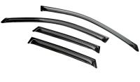 Дефлекторы боковых окон Nissan Murano (2004-2009) (4 дв) (темный)