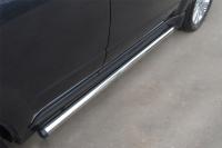 Пороги труба d63 (2 вариант) SUBARU Forester 2008-2012