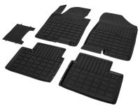 Коврики салона литьевые Rival для Hyundai i30 хэтчбек, универсал 2011-2017/Kia Ceed хэтчбек, универсал 2012-2018, резина, с крепежом, с перемычкой, 5 шт., 62801001