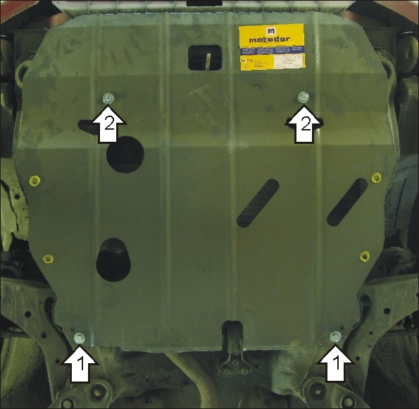 Фото Защита Motodor для картера и КПП Hyundai Tiburon (1996-2006)