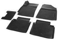 Автомобильные коврики Rival для Kia Cerato IV седан 2018-н.в., полиуретан, с крепежом, с перемычкой, 5 шт., 12802004